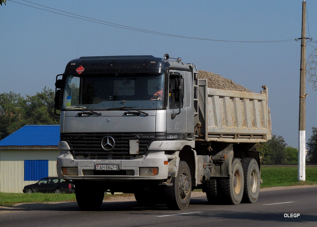 Минская область, № АН 6847-5 — Mercedes-Benz Actros ('1997) 3340