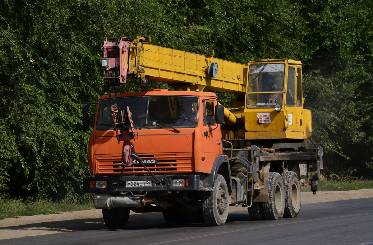 Волгоградская область, № У 224 СН 34 — КамАЗ-53215-15 [53215R]