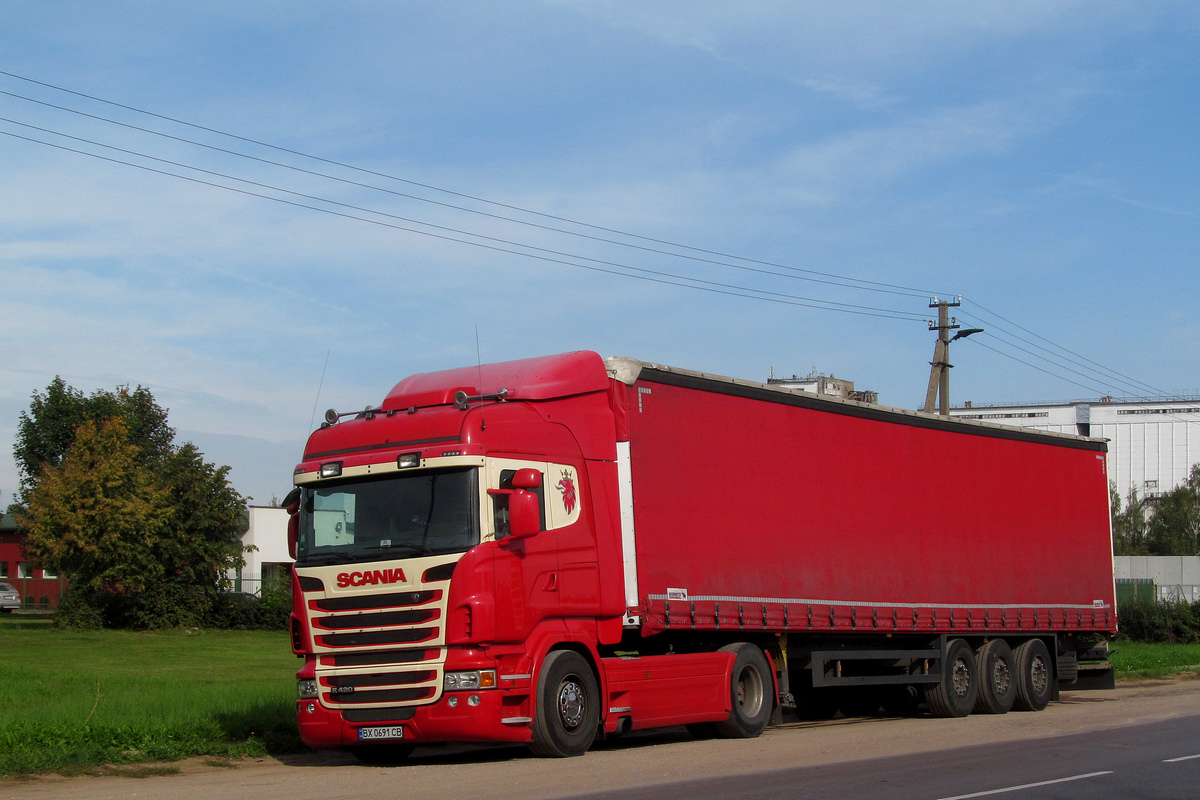 Хмельницкая область, № ВХ 0691 СВ — Scania ('2009) R420