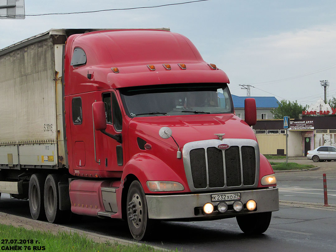 Архангельская область, № К 232 ХО 29 — Peterbilt 387