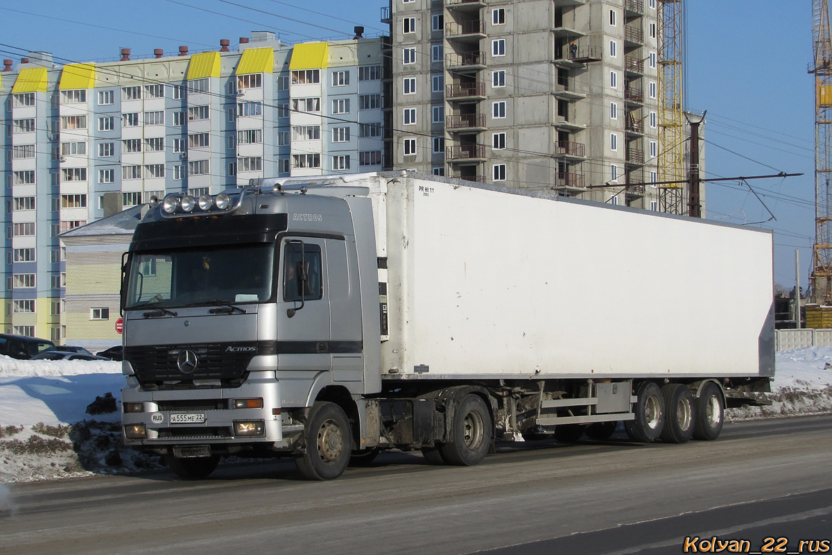 Алтайский край, № А 555 МЕ 22 — Mercedes-Benz Actros ('1997)