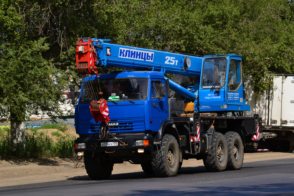 Волгоградская область, № А 034 ХУ 134 — КамАЗ-43118-15 [43118R]