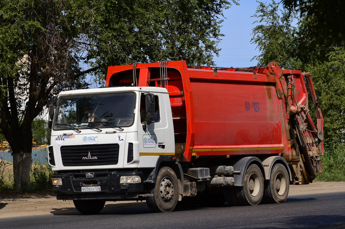 Волгоградская область, № В 056 ЕК 134 — МАЗ-6312B3