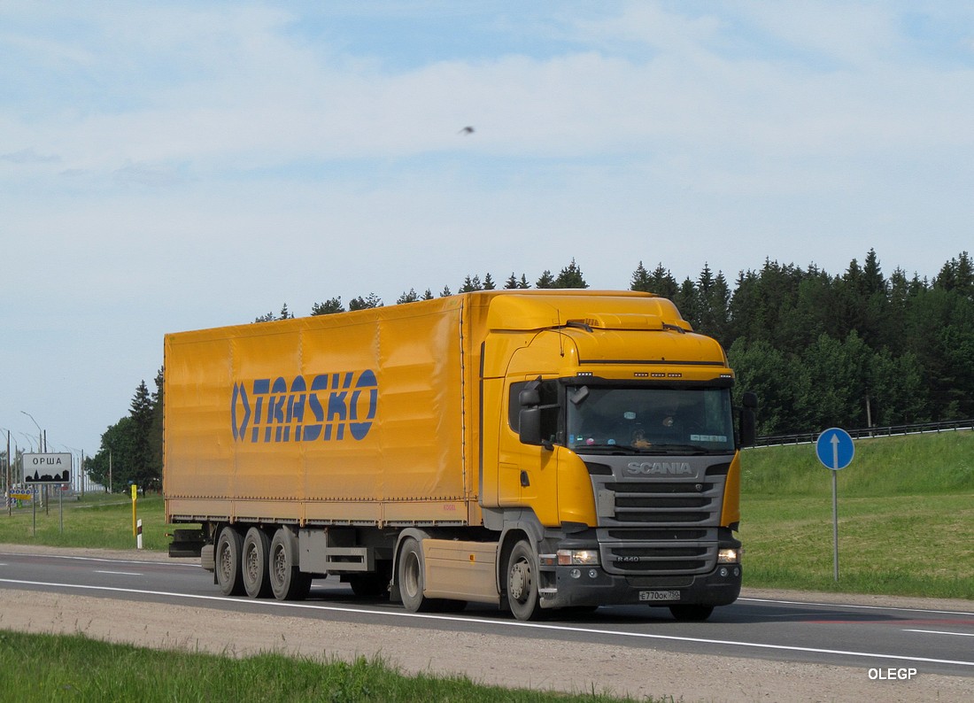 Московская область, № Е 770 ОК 750 — Scania ('2013) R440