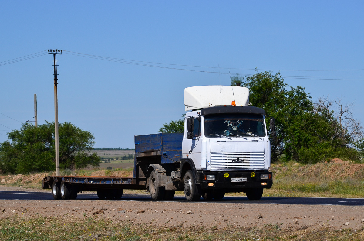 Саратовская область, № Х 874 РА 64 — МАЗ-543203