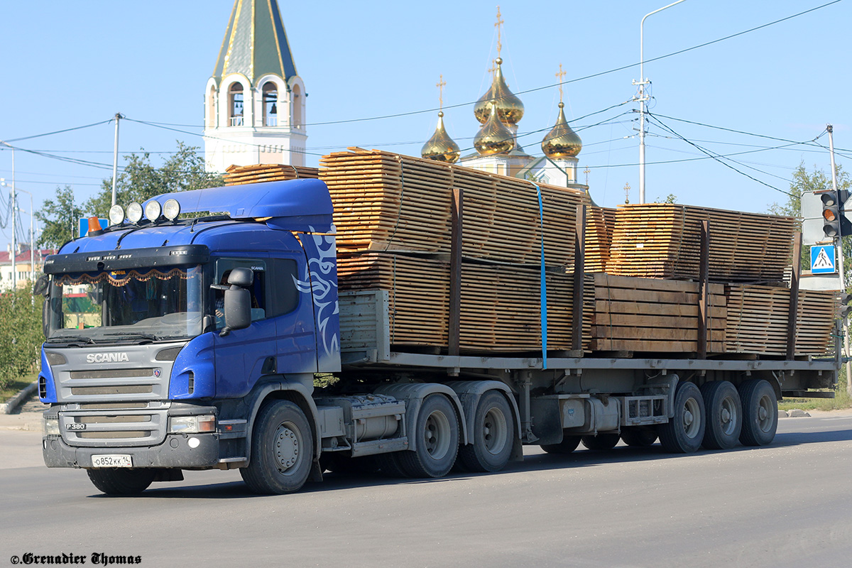 Саха (Якутия), № О 852 КК 14 — Scania ('2004) P380