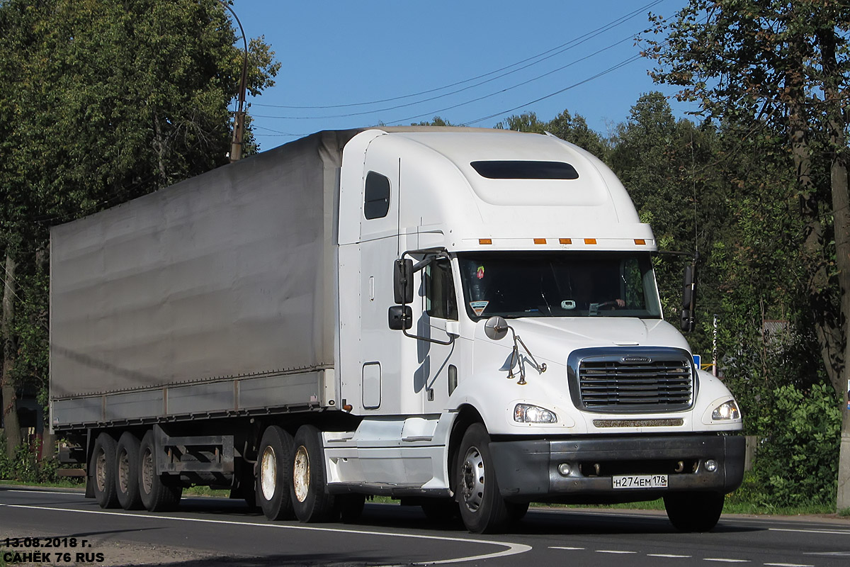 Санкт-Петербург, № Н 274 ЕМ 178 — Freightliner Columbia