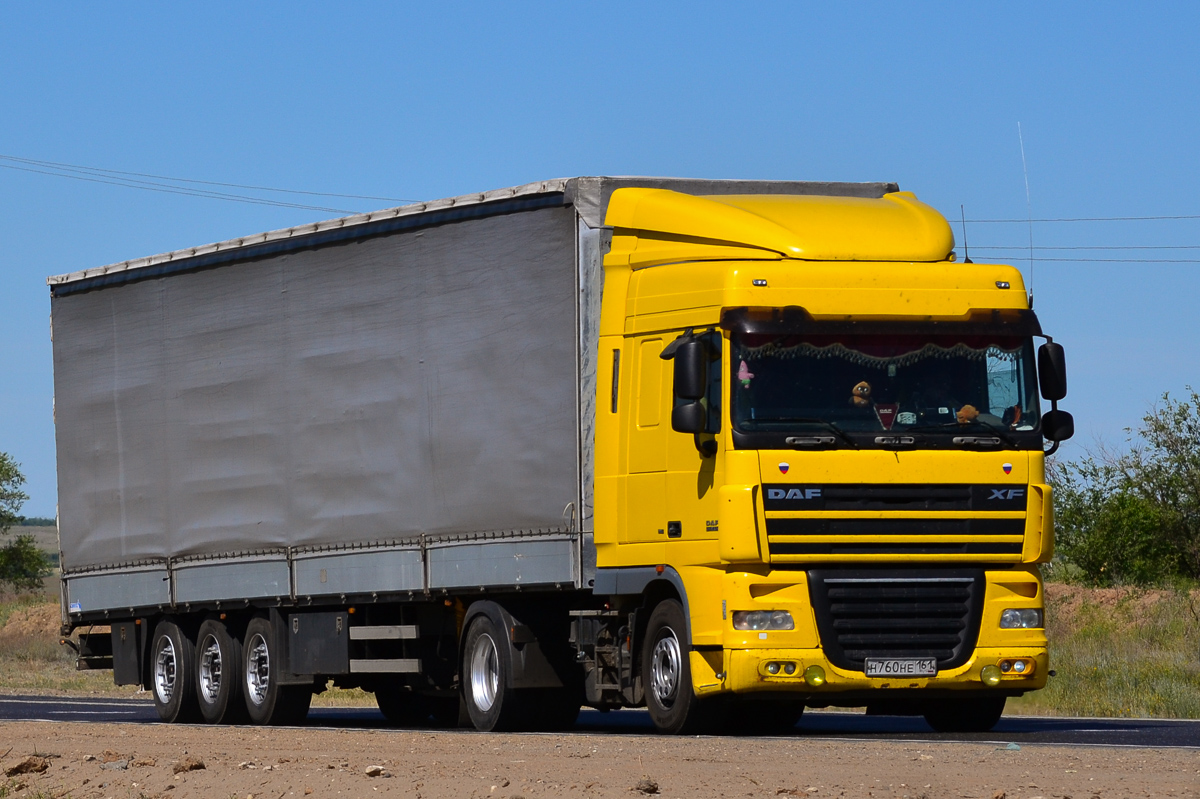 Ростовская область, № Н 760 НЕ 161 — DAF XF105 FT