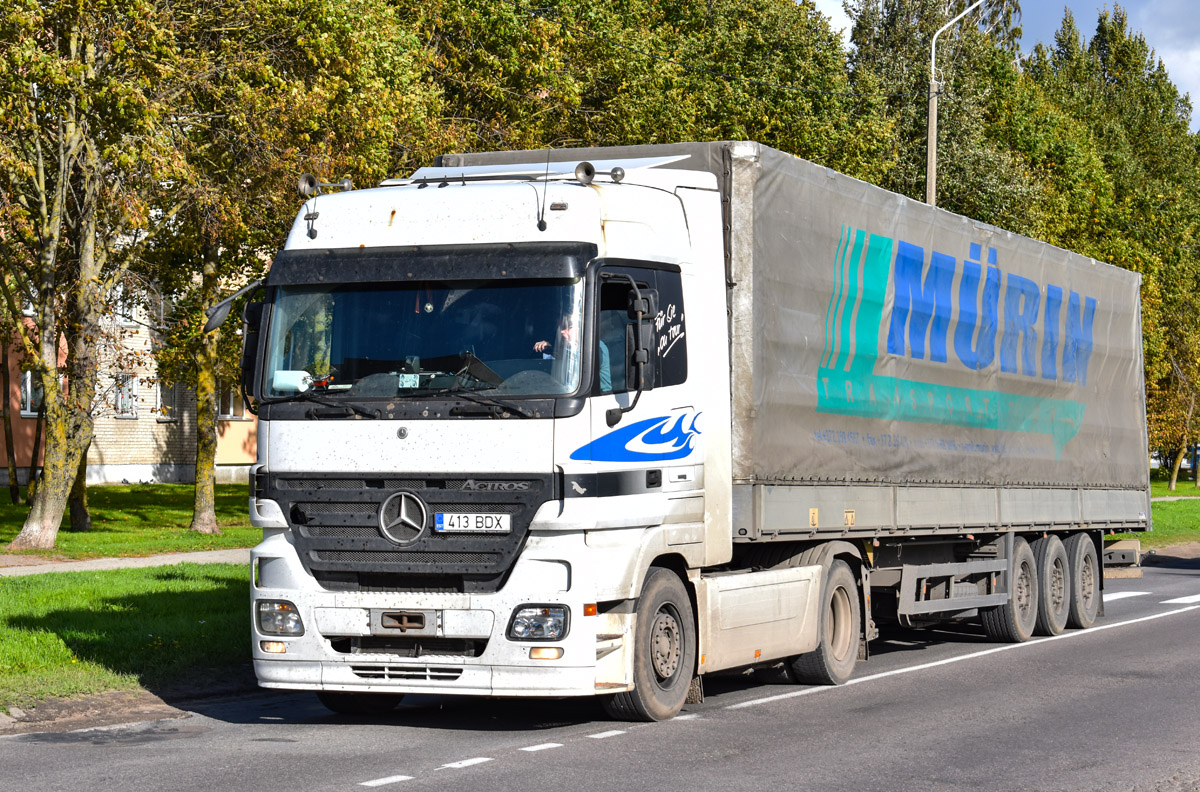 Эстония, № 413 BDX — Mercedes-Benz Actros ('2003) 1844