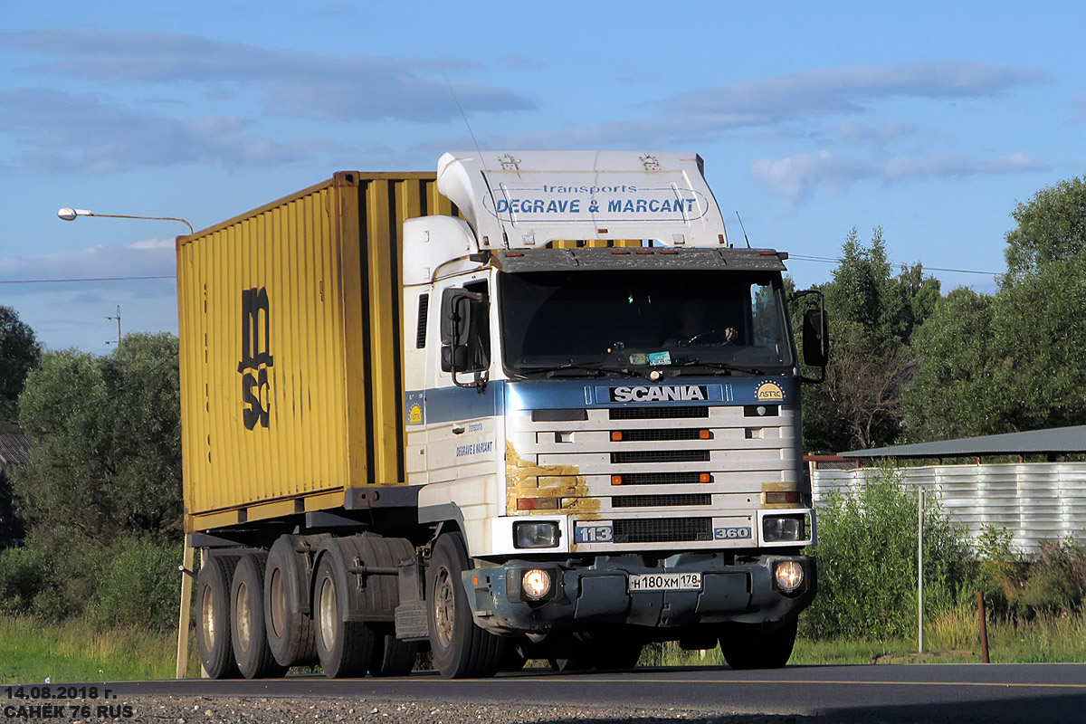 Санкт-Петербург, № Н 180 ХМ 178 — Scania (II) R113M