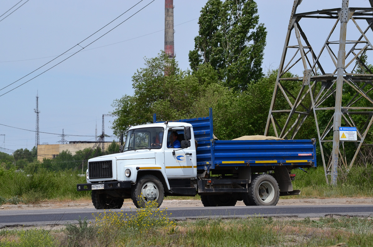 Волгоградская область, № В 014 КХ 134 — ГАЗ-3309