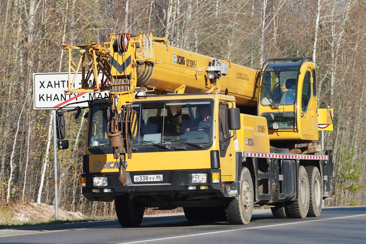 Ханты-Мансийский автоном.округ, № О 338 УУ 86 — XCMG (общая модель)