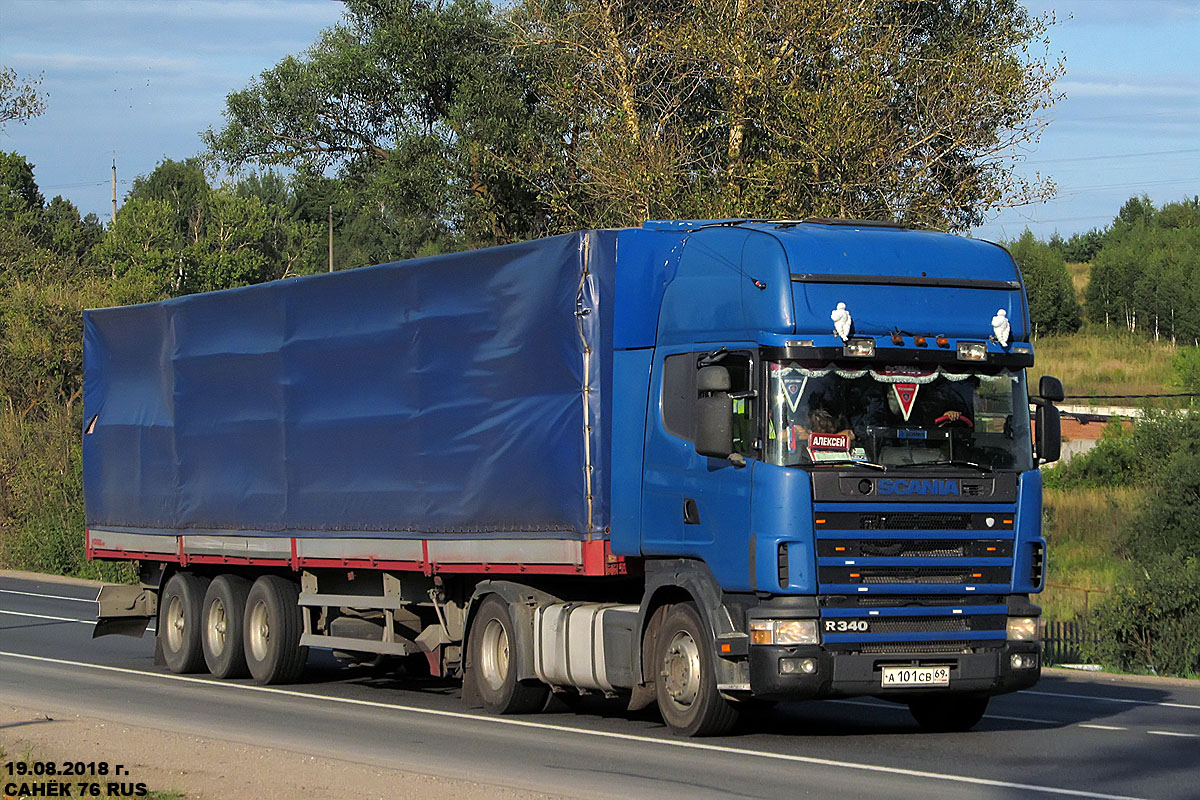 Тверская область, № А 101 СВ 69 — Scania ('Brazil) R340