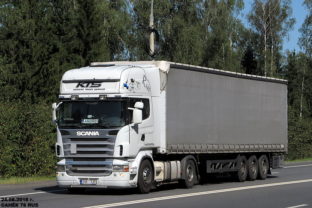 Эстония, № 118 TJF — Scania ('2004) R480