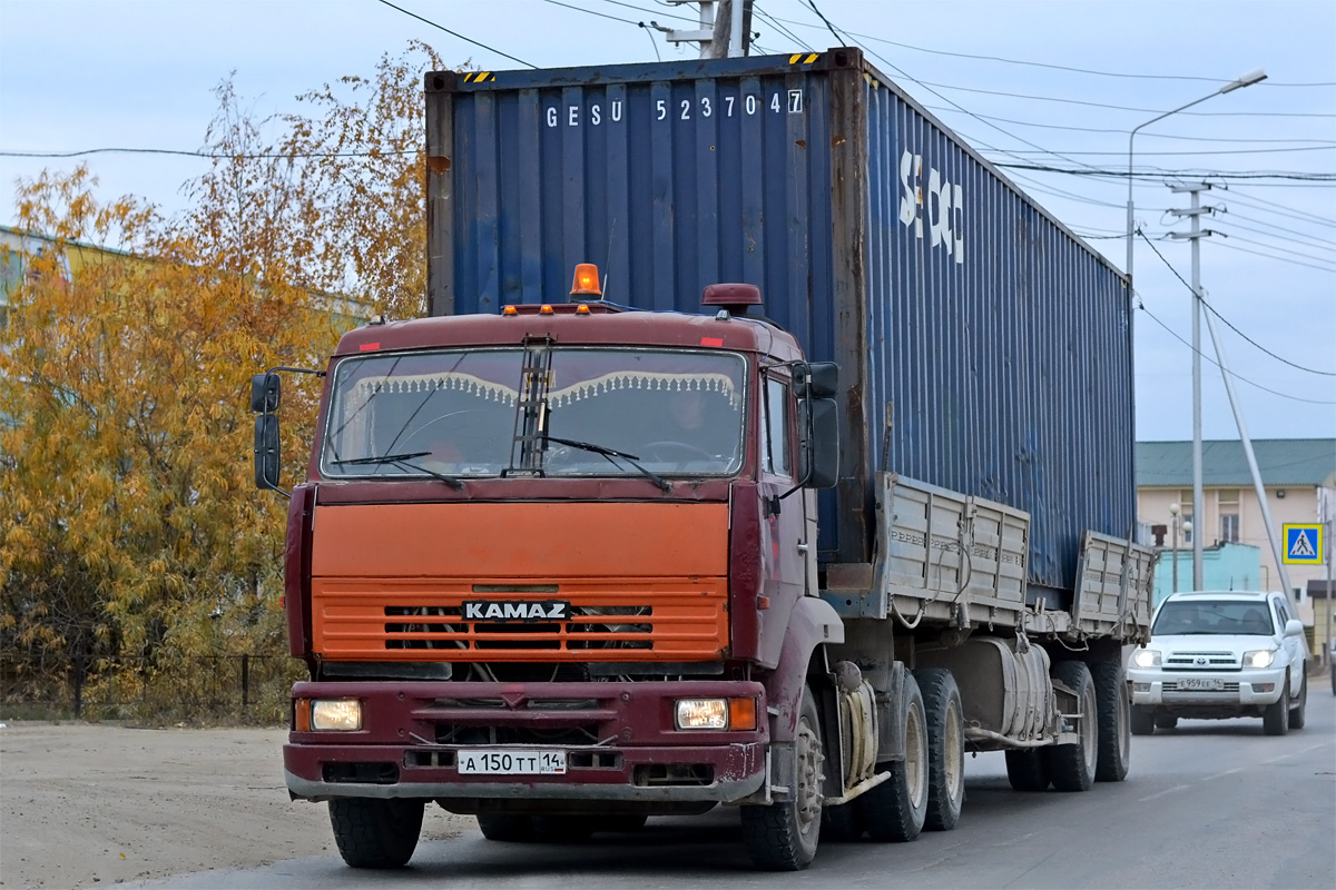 Саха (Якутия), № А 150 ТТ 14 — КамАЗ-65116 [651160]