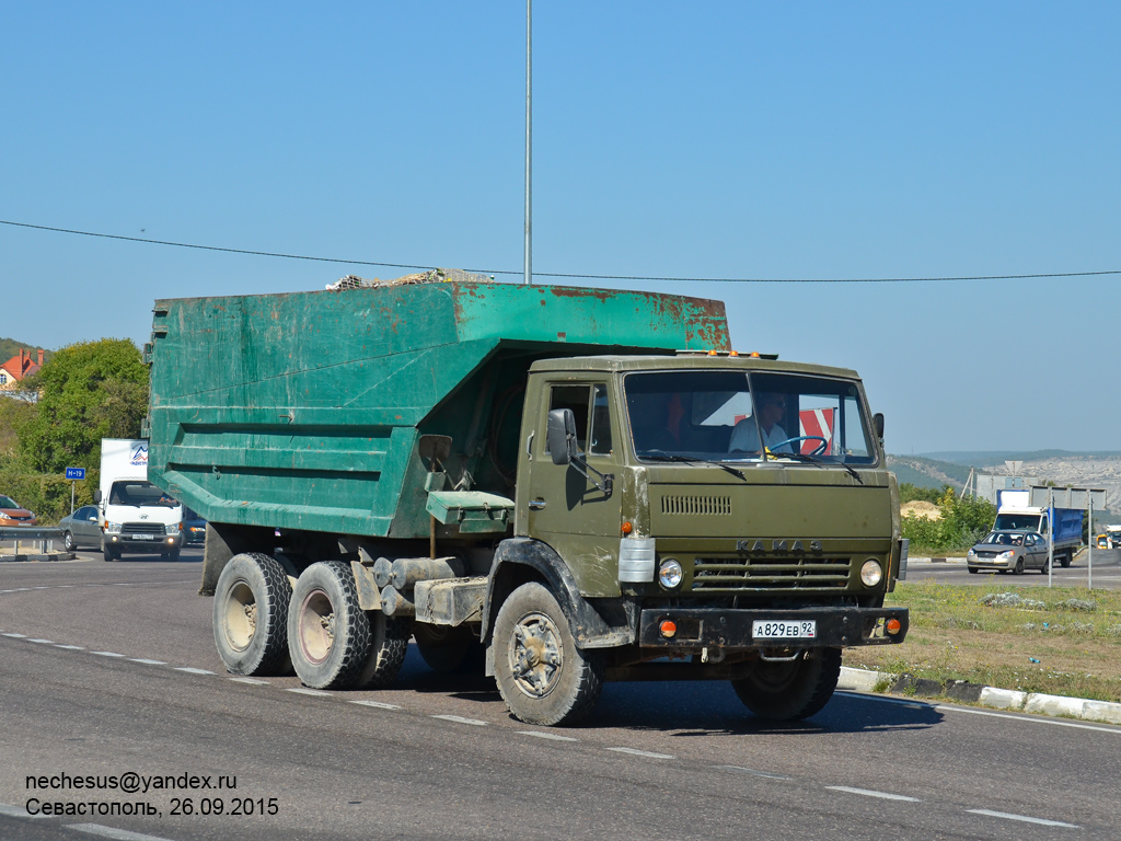 Севастополь, № А 829 ЕВ 92 — КамАЗ-54112