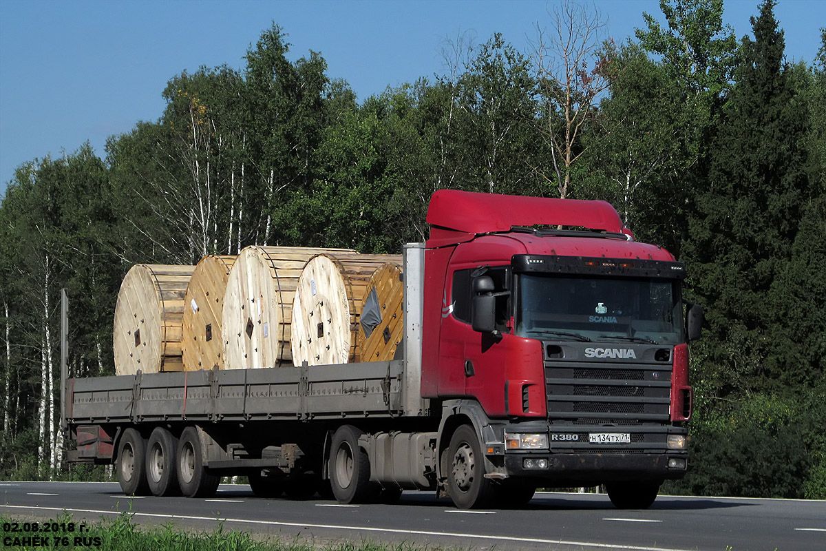 Тульская область, № Н 134 ТХ 71 — Scania ('1996) R380