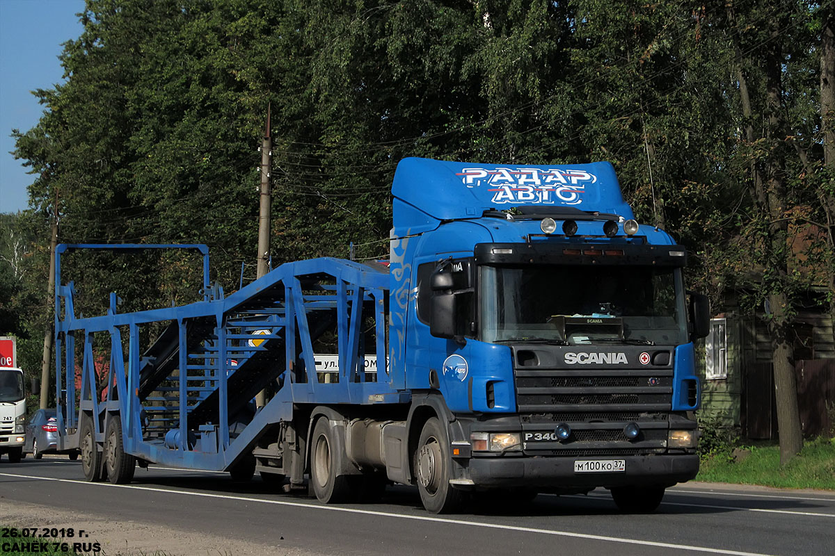 Ивановская область, № М 100 КО 37 — Scania ('1996) P340