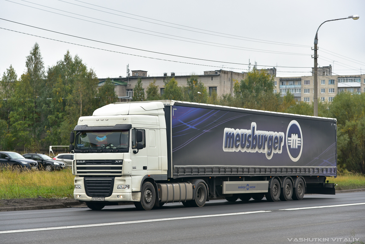 Новгородская область, № Е 325 МВ 53 — DAF XF105 FT