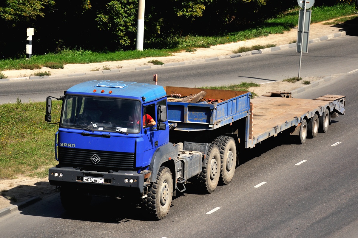 Тульская область, № М 078 НЕ 71 — Урал-63704