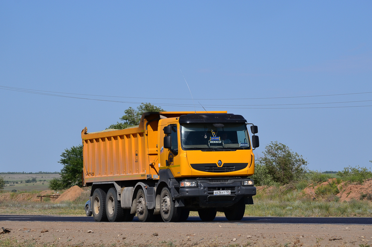 Волгоградская область, № А 636 ХТ 134 — Renault Kerax