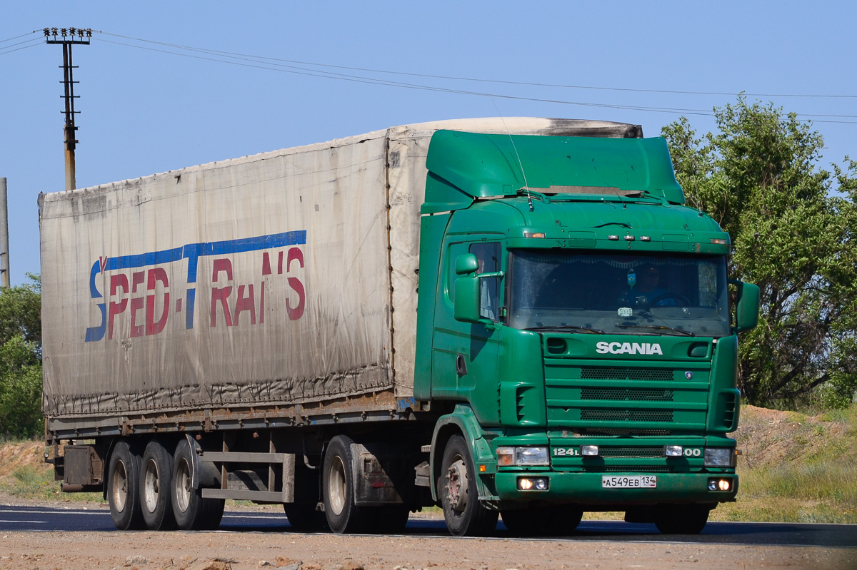 Волгоградская область, № А 549 ЕВ 134 — Scania ('1996) R124L