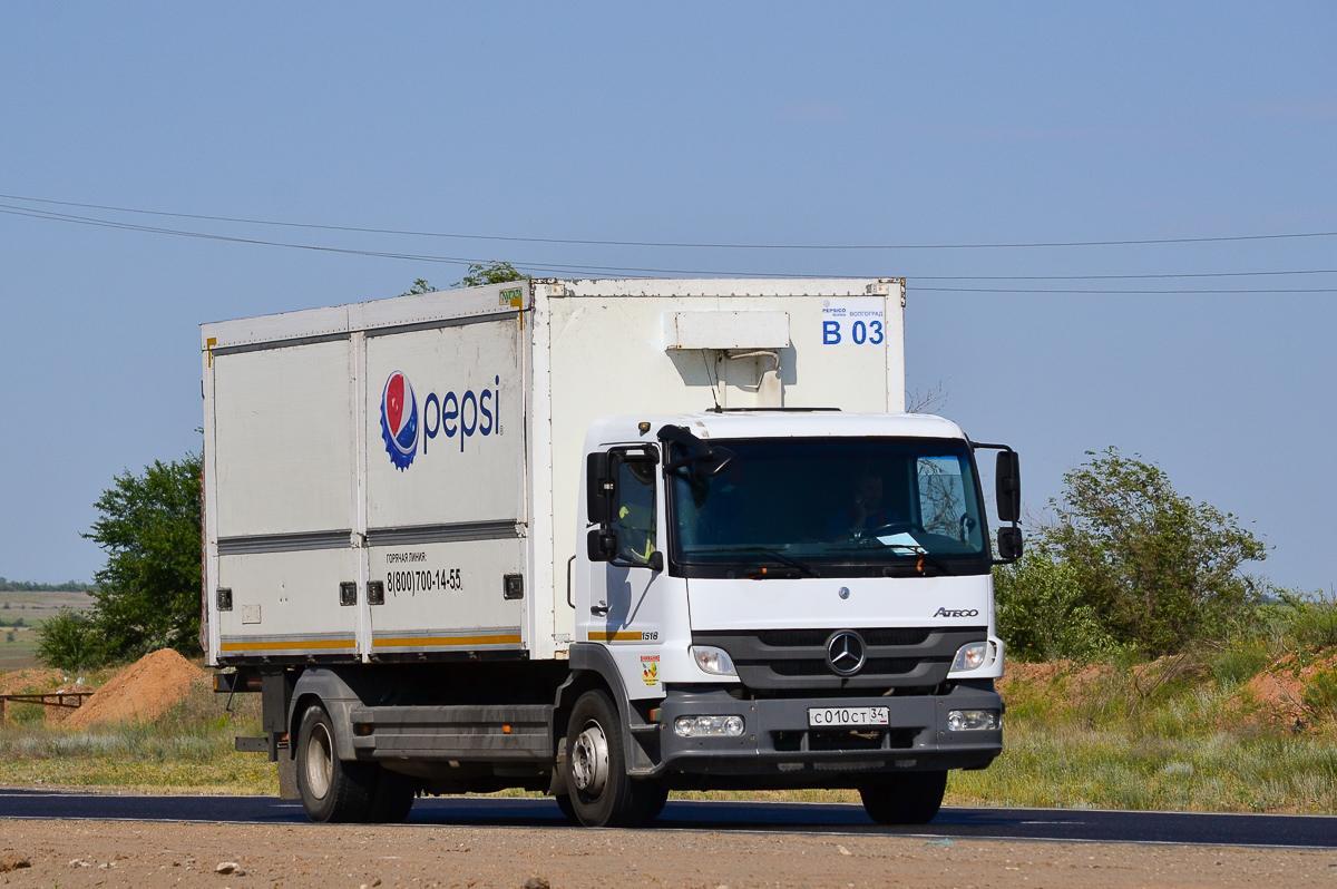 Волгоградская область, № В 03 — Mercedes-Benz Atego 1518