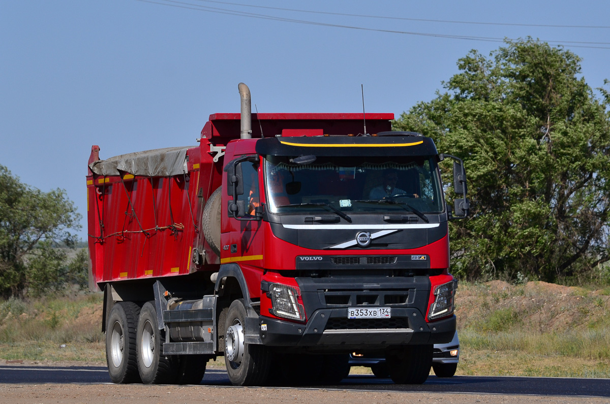 Волгоградская область, № В 353 ХВ 134 — Volvo ('2013) FMX.420 [X9P]