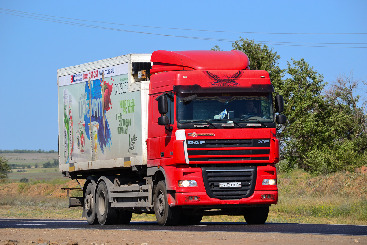 Волгоградская область, № С 732 СК 34 — DAF XF105 FAR