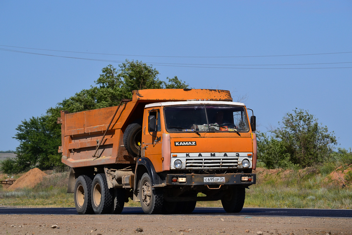 Волгоградская область, № С 695 ОР 34 — КамАЗ-5511