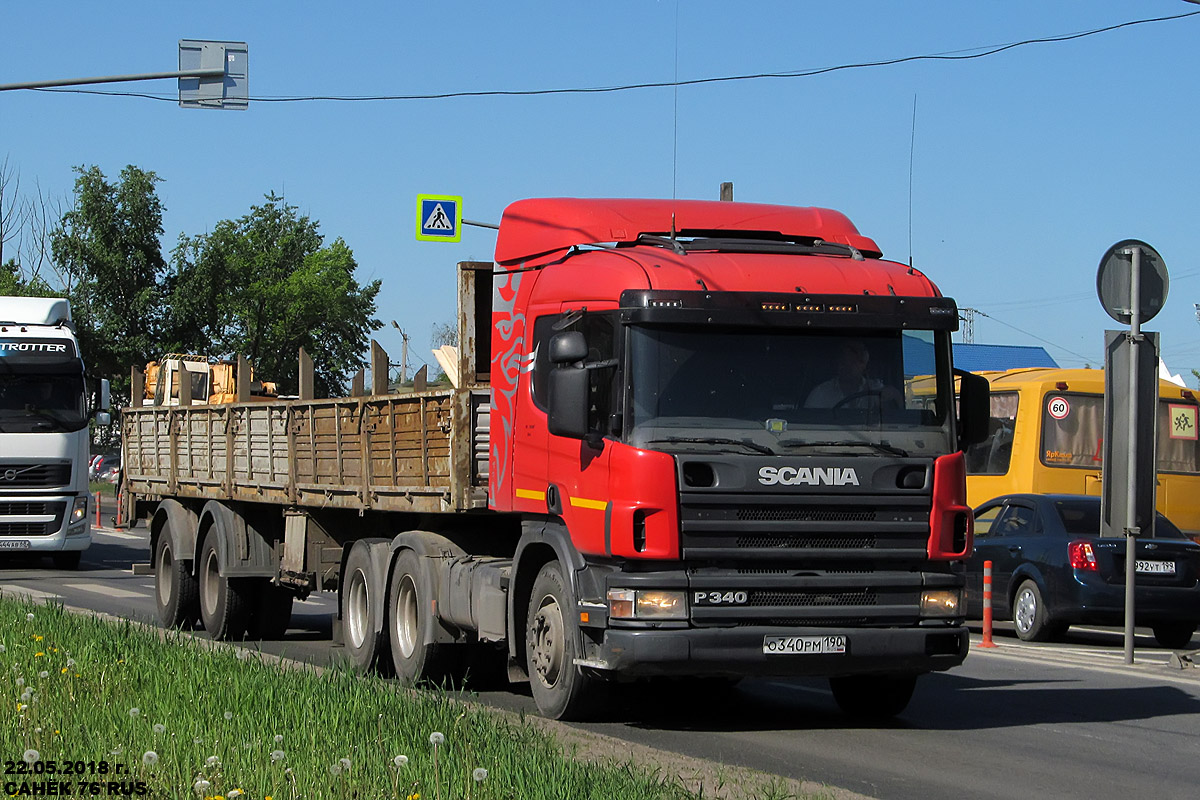 Московская область, № О 340 РМ 190 — Scania ('1996) P340