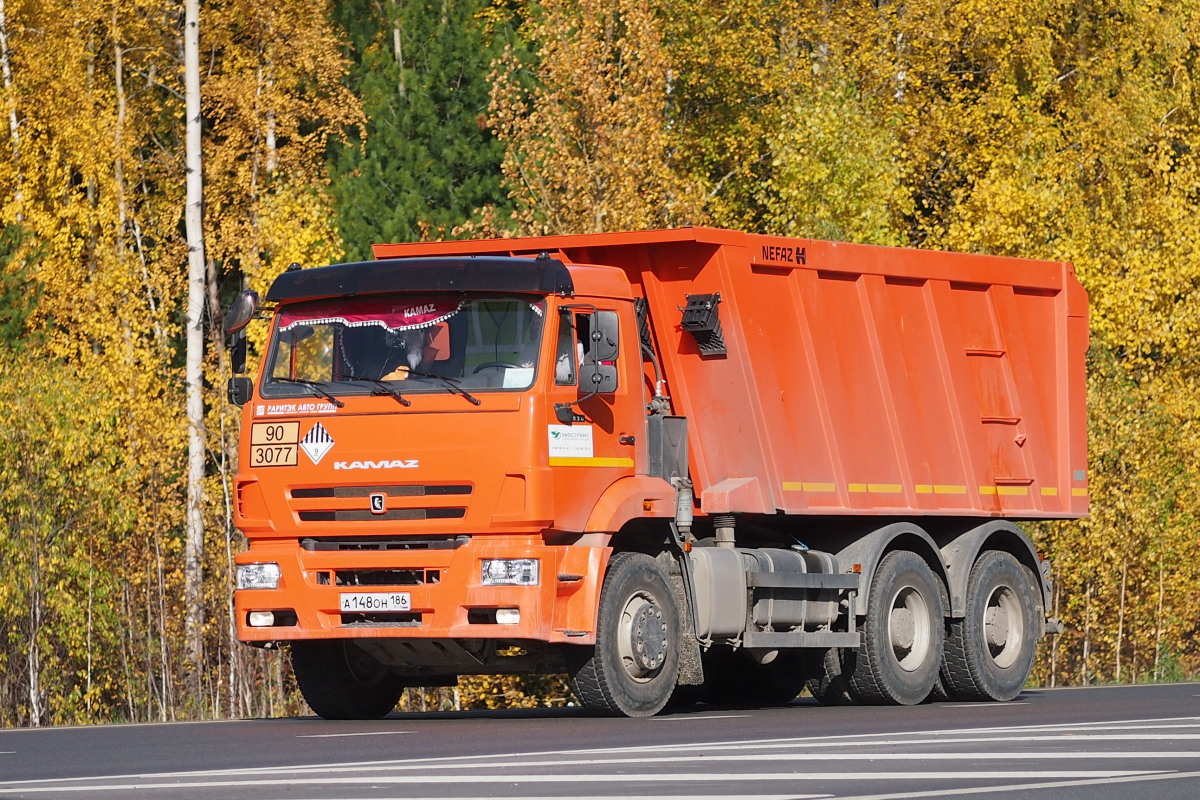 Ханты-Мансийский автоном.округ, № А 148 ОН 186 — КамАЗ-6520-43