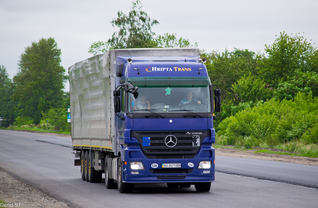 Закарпатская область, № АО 3471 ВВ — Mercedes-Benz Actros ('2003) 1841