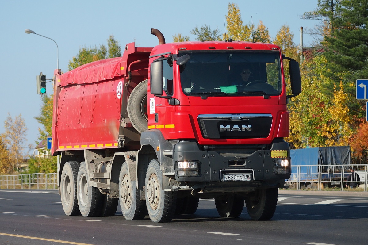 Санкт-Петербург, № У 820 ОО 178 — MAN TGS ('2007) 41.480