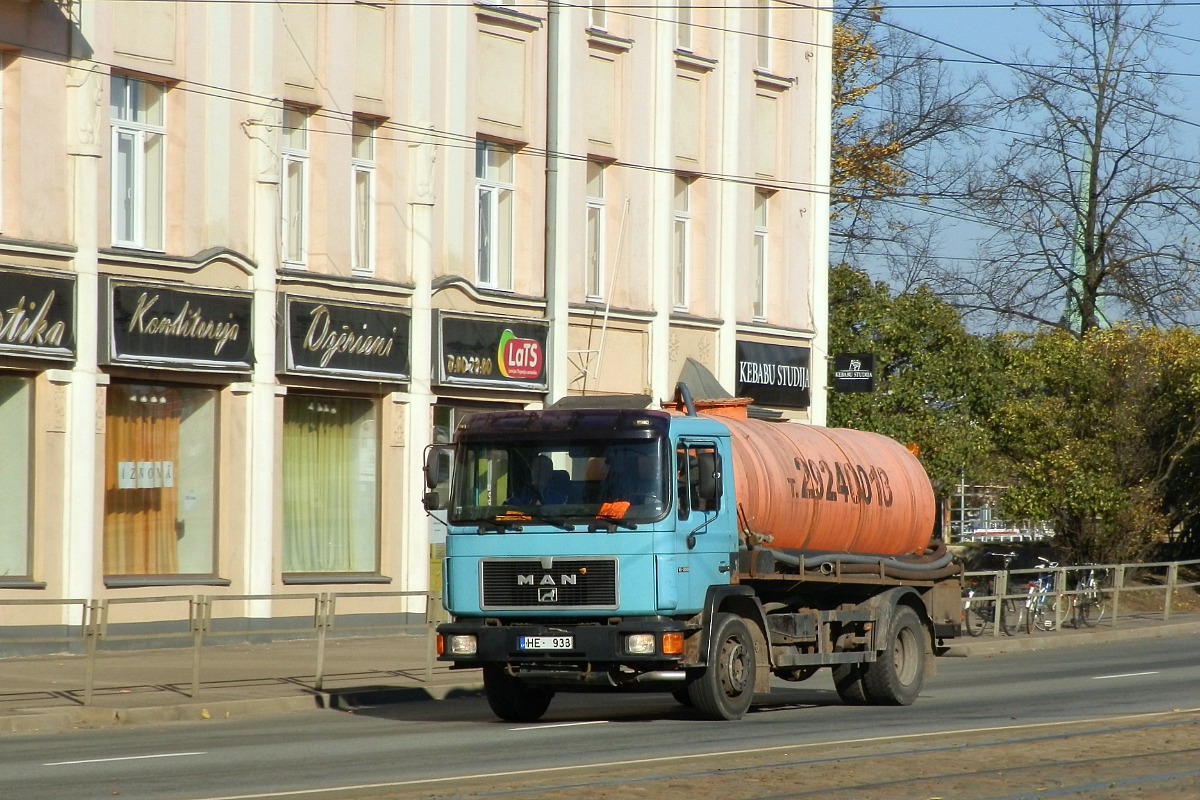 Латвия, № HE-933 — MAN F90 18.xxx (общая)