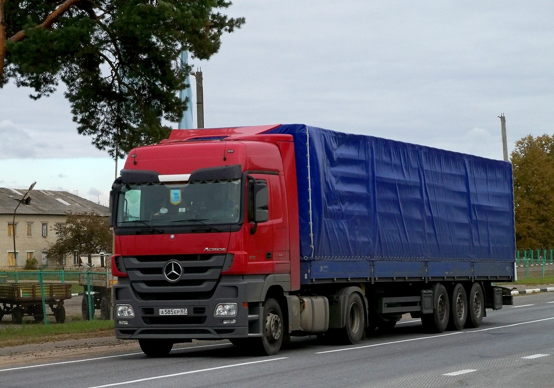 Смоленская область, № А 585 ЕР 67 — Mercedes-Benz Actros ('2009) 1841