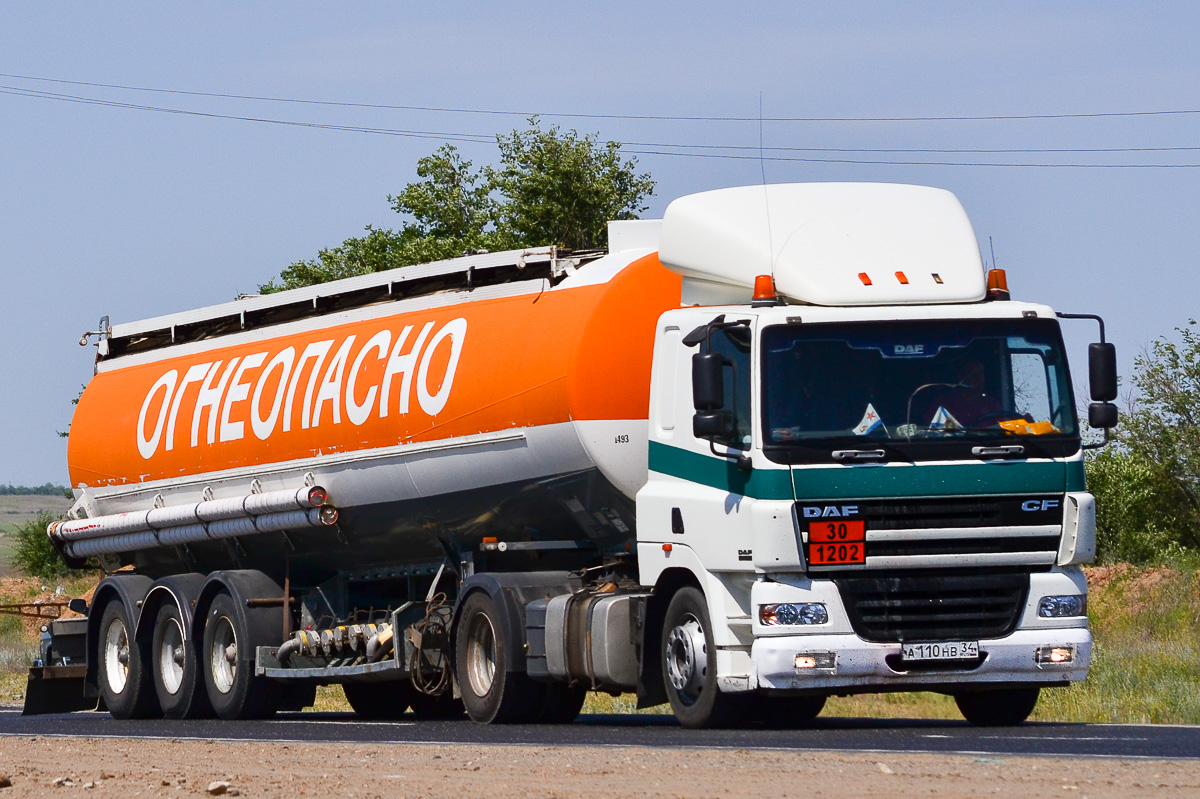 Волгоградская область, № А 110 НВ 34 — DAF CF85 FT