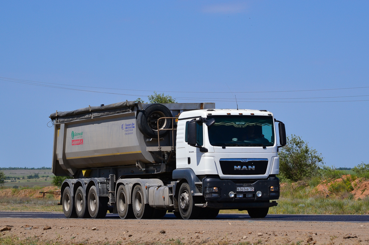 Волгоградская область, № В 363 АВ 134 — MAN TGS ('2007) 33.440