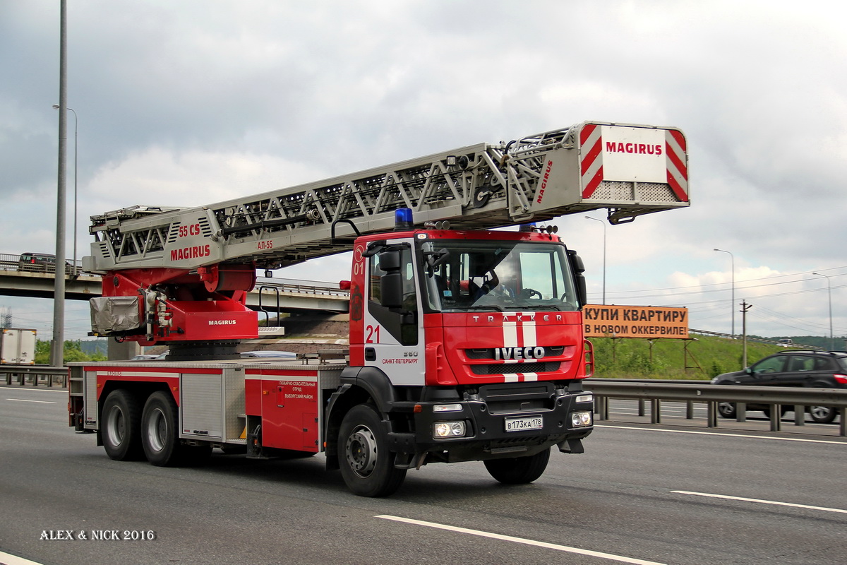 Санкт-Петербург, № В 173 КА 178 — IVECO Trakker ('2007)