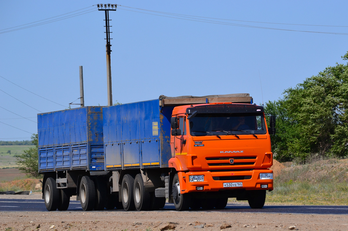 Саратовская область, № А 530 УЕ 164 — КамАЗ-65115 (общая модель)