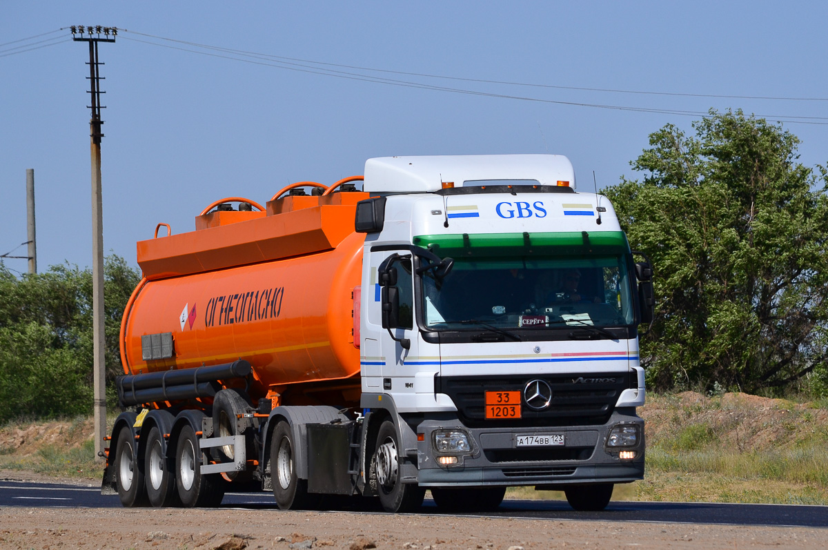 Краснодарский край, № А 174 ВВ 123 — Mercedes-Benz Actros ('2003) 1841