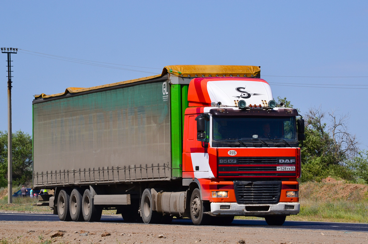 Саратовская область, № Р 528 УХ 64 — DAF 95XF FT