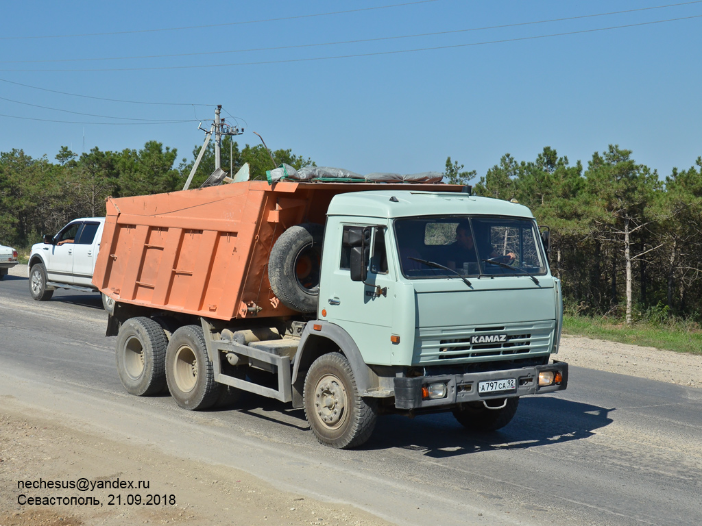 Севастополь, № А 797 СА 92 — КамАЗ-65115-02 [65115C]