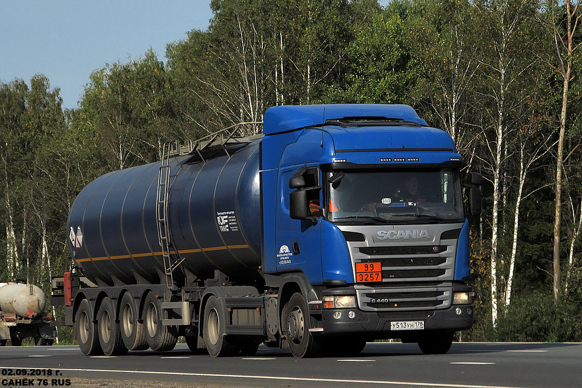 Санкт-Петербург, № У 513 УН 178 — Scania ('2013) G440