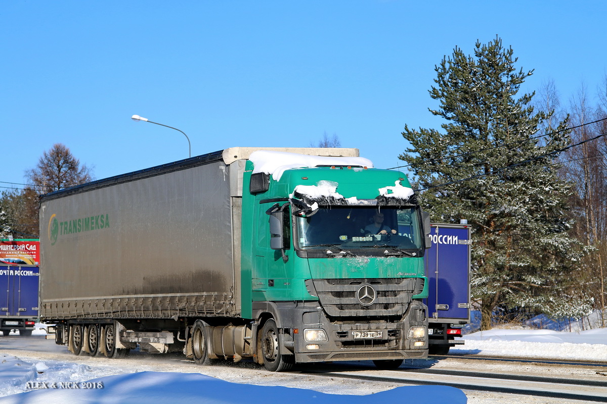 Калининградская область, № Р 739 ТЕ 39 — Mercedes-Benz Actros ('2009) 1844