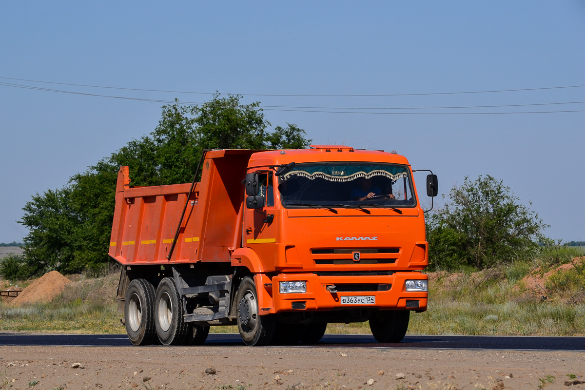 Волгоградская область, № В 363 УС 134 — КамАЗ-65115-42