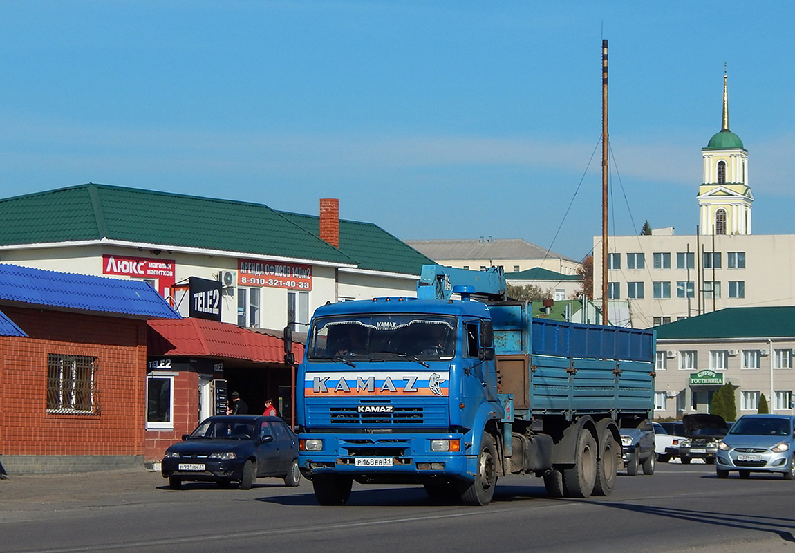 Белгородская область, № Р 168 ЕВ 31 — КамАЗ-65117 [651170]