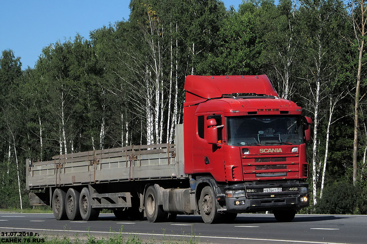 Москва, № У 676 КТ 197 — Scania ('1996) R124G