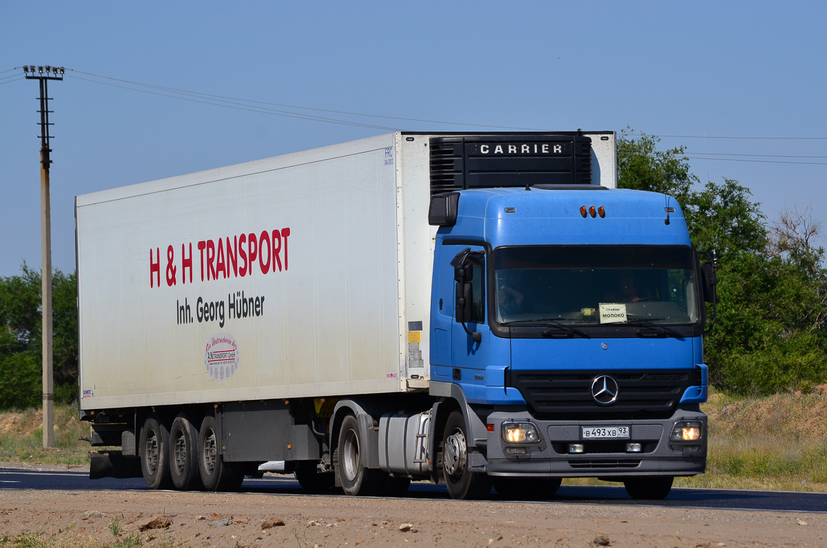 Краснодарский край, № В 493 ХВ 93 — Mercedes-Benz Actros ('2003) 1844