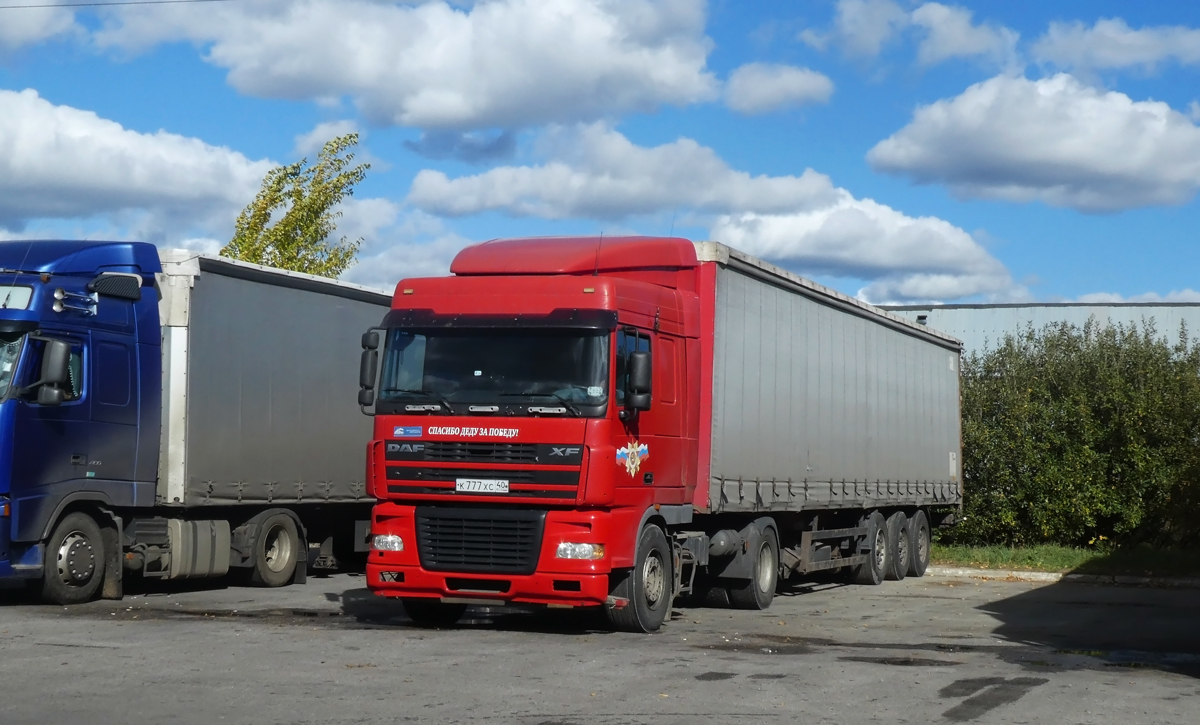 Калужская область, № К 777 ХС 40 — DAF XF95 FT